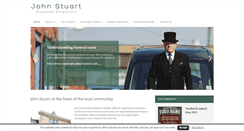 Desktop Screenshot of johnstuartfunerals.co.uk
